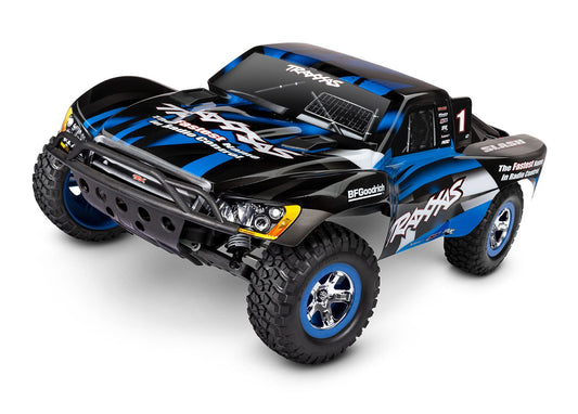 Traxxas Slash 1/10 RTR Short Course Truck TQ 2.4GHz Radio, Battery Type C Charger BLUE 58034-8