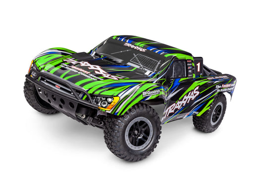 Traxxas Slash 2WD BL-2s HD 1/10 Scale Short Course Truck 58334-4 GRN