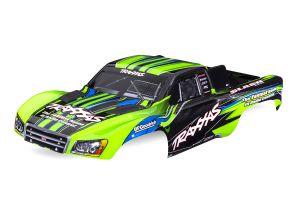 TRAXXAS Body, Slash® 2WD (also fits Slash® VXL & Slash® 4X4), GREEN(painted, decals applied) (assembled with front & rear latches for clipless mounting) 5924-GRN