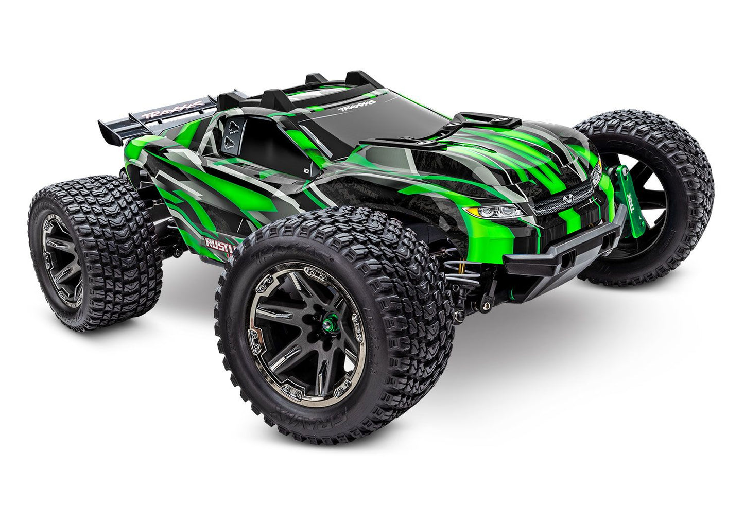 Traxxas Rustler 4x4 Ultimate RTR VXL Tqi Bluetooth GREEN 67097-4