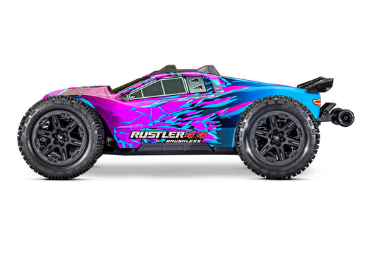 Rustler 4X4 Brushless, Velineon V3200 67464-4 PURPLE