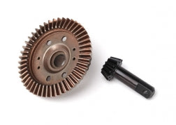 TRAXXAS Ring gear, differential/ pinion gear, differential (12/47 ratio) (front) 6778