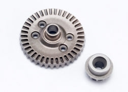 TRAXXAS Ring gear, differential/ pinion gear, differential (rear) 6879