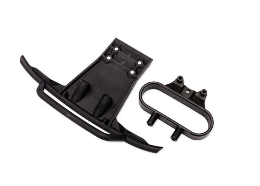 TRAXXAS Black Front Bumper and Mount 6951