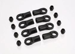TRAXXAS Rod ends (8)/ hollow balls (8) (fits 1/16 and 1/18 accessory suspension links) 7059