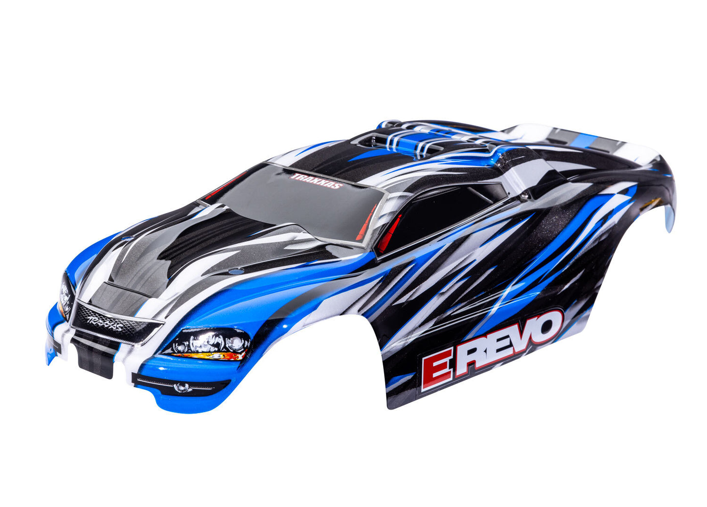 TRAXXAS Body, 1/16 E-Revo, decal sheet 7115-BLUE