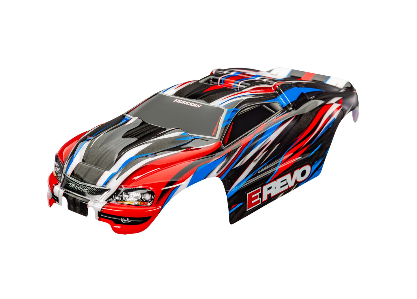 TRAXXAS Body, 1/16 E-Revo, decal sheet 7115-RBLU
