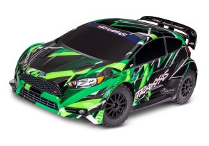 TRAXXAS Ford Fiesta ST Rally VXL, GREEN 74276-4