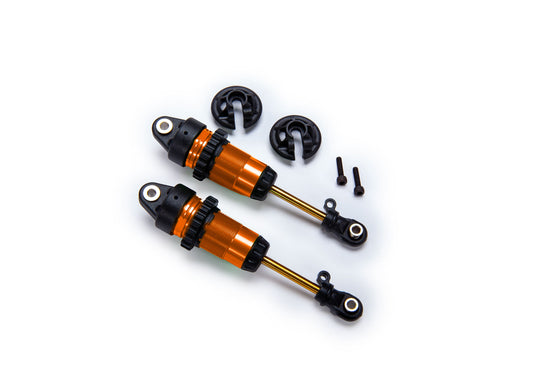 Traxxas Complete GTR Long Shocks w/Ti-Nitride Shafts (ORANGE) (2) 7461-ORNG