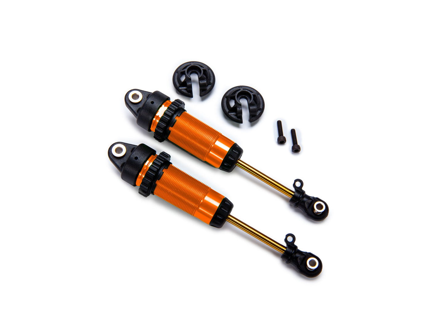 Traxxas Slash 4X4 GTR XX-Long Shocks w/Ti-Nitride Shafts (Orange) (2) 7462-Orange