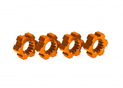 Traxxas X-Maxx/XRT Aluminum Wheel Hex Hub (ORANGE) (4) 7756-ORNG