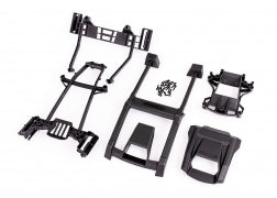 TRAXXAS Body support (includes front mount & rear latch, roof & hood skid pads)/ 3x12mm CS (19) (attaches to #7812 body)  7813