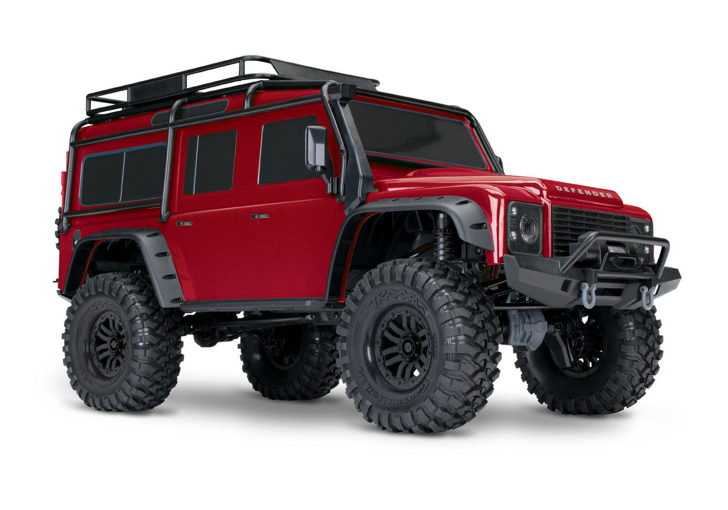 Traxxas TRX-4 1/10 Scale & Trail Rock Crawler w/Land Rover Defender (Green) 82256-4 RED