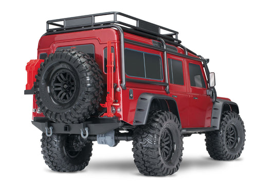 Traxxas TRX-4 1/10 Scale & Trail Rock Crawler w/Land Rover Defender (Green) 82256-4 RED