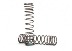 TRAXXAS UDR Spring, shock, 139mm (natural finish) (GTR) (progressive, 1.146 rate, green stripe) (2)