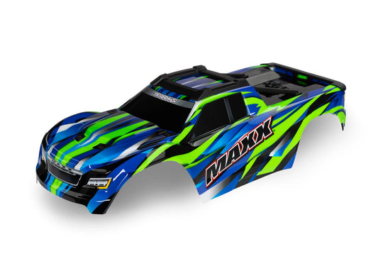 TRAXXAS Body, Maxx®, (painted, decals applied) (fits Maxx® with extended chassis (352mm wheelbase)) 8918G