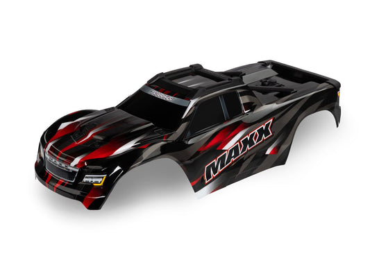 TRAXXAS BODY, MAXX, PAINTED RED 8918R