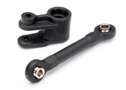 Servo horn, steering/ linkage, steering (46mm, assembled with pivot balls) 8947