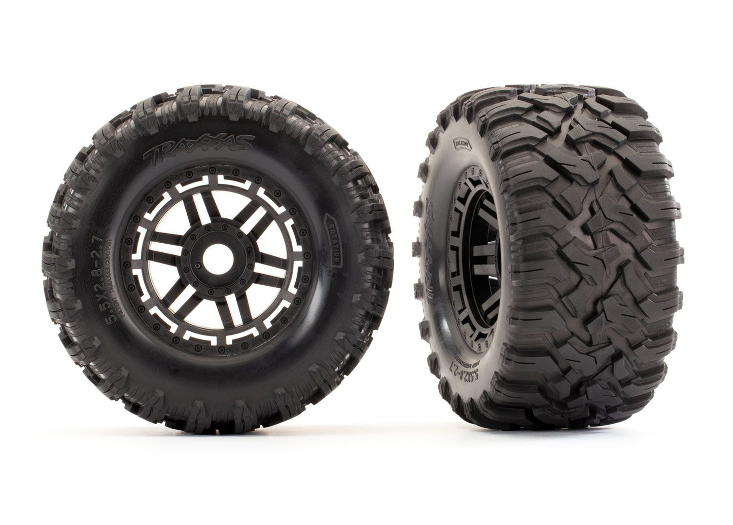 TRAXXAS T&W/BLK AT TIRE TSM RATED 8972