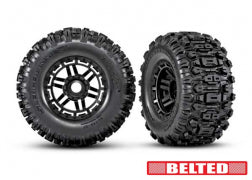 Traxxas Maxx Belted Sledgehammer 2.9" Pre-Mounted Tires (2) (Black) w/17mm Splined Hex 8979