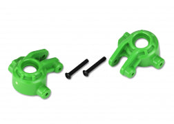 Traxxas Hoss/Rustler/Slash 4x4 Extreme Heavy Duty Steering Blocks (Green) (2) 9037G