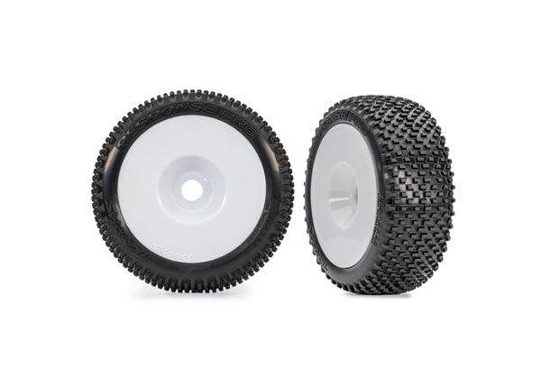 TRAXXAS JATO VXL Tires & wheels, assembled (2) 9074-WHT