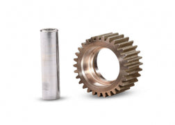 TRAXXAS Idler gear, 30-tooth/ idler gear shaft (steel) 9492