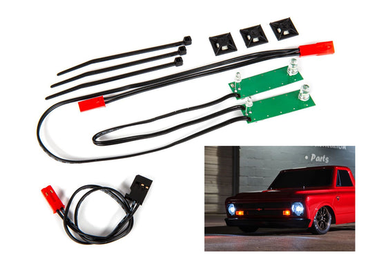 Traxxas Drag Slash Chevrolet C10 Front LED Light Set WHITE 9496