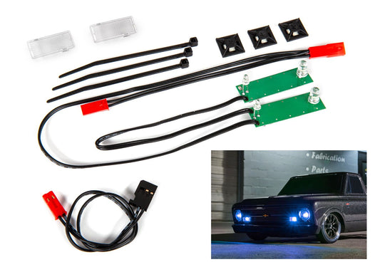 Traxxas Drag Slash Chevrolet C10 Front LED Light Set BLUE 9496X