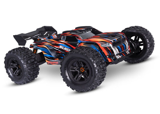 Traxxas Sledge 6S 4WD with Belted Tires Brushless RTR Monster Truck 95096-4 Orange