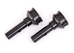 TRAXXAS Stub axles, hardened steel (2) (for steel constant-velocity driveshafts) (fits Sledge®) 9553X