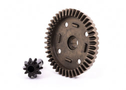 TRAXXAS Ring gear, differential/ pinion gear, differential 9579