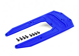 TRAXXAS SLEDGE Skidplate, chassis, BLUE (fits Sledge®) 9623X