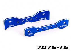 TRAXXAS Tie bars, rear, 7075-T6 aluminum (blue-anodized) (fits Sledge®) 9630