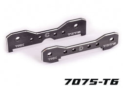 TRAXXAS Tie bars, rear, 7075-T6 aluminum (dark titanium-anodized) (fits Sledge®) 9630A