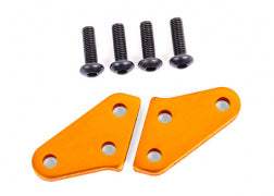 TRAXXAS Steering block arms (aluminum, orange-anodized) (2) 9636T