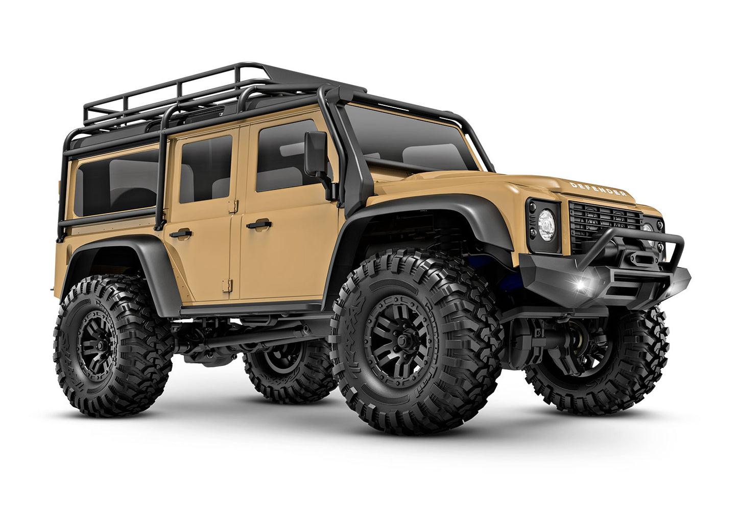 TRAXXAS 1/18 Scale 4X4 Trail Truck, Defender 97054-1 TAN