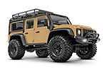 TRAXXAS 1/18 Scale 4X4 Trail Truck, Defender 97054-1 TAN trx4m