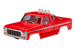 TRAXXAS Body, Ford F-150 Truck (1979), complete 9812-RED