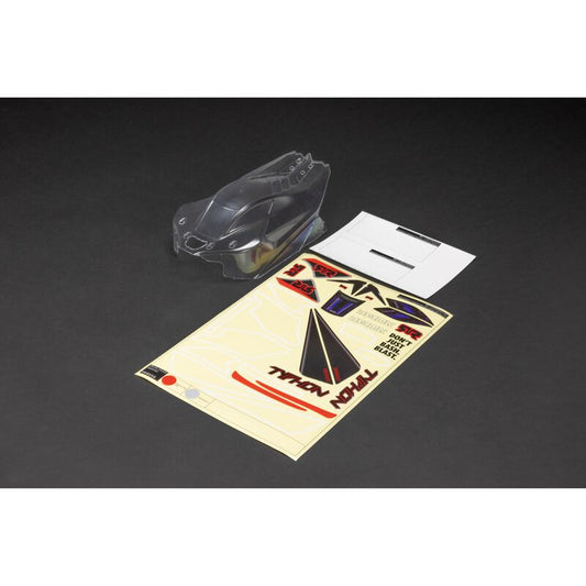 1/8 TYPHON 4X4 Clear Body with Decals ARA406170