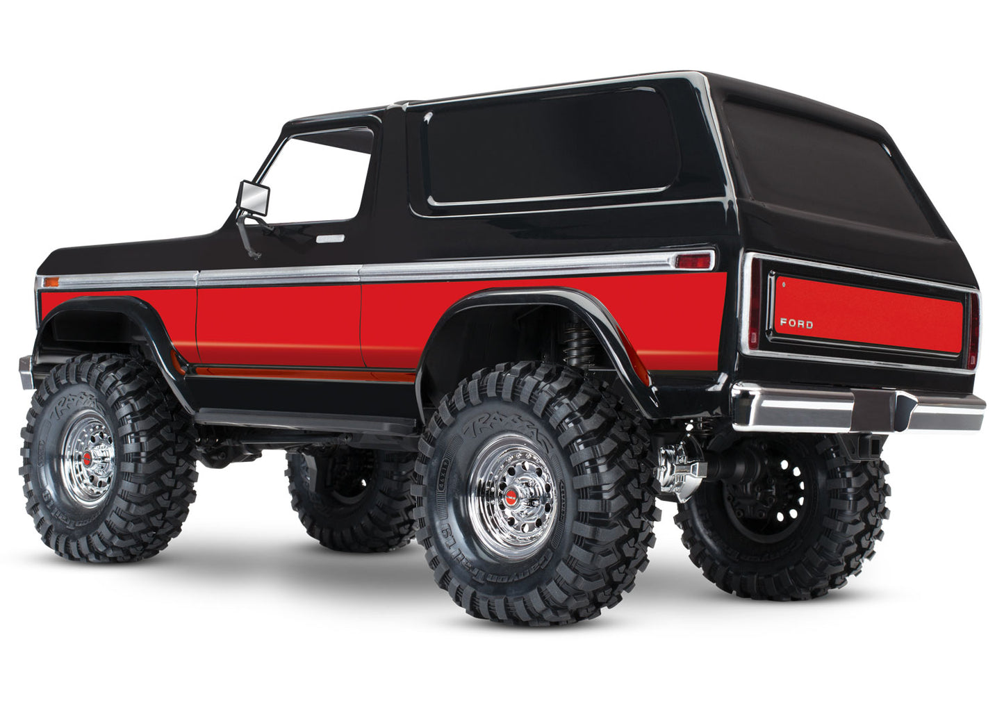 Traxxas TRX-4® 1/10 Trail Crawler Truck w/1979 Bronco Clipless Body (RED) 82246-4