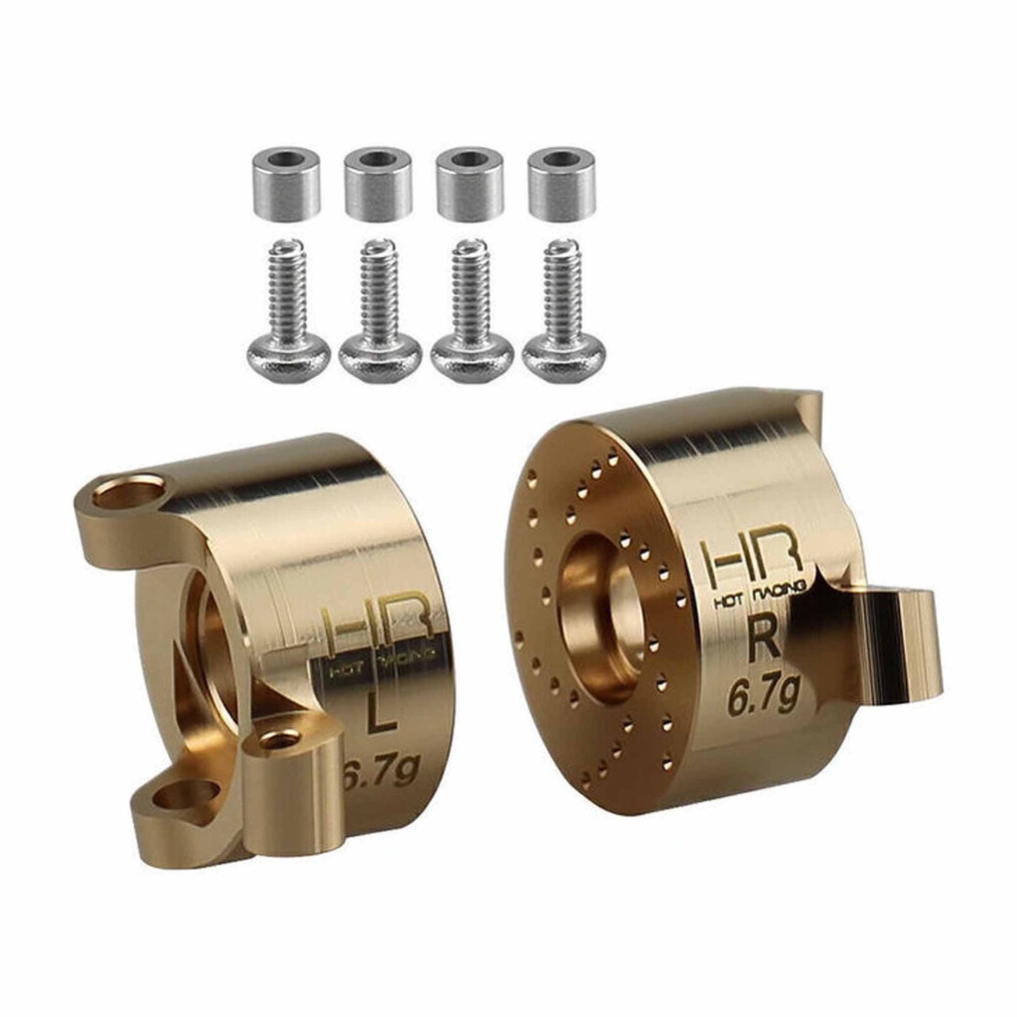 Brass 7.6g Front Steering Knuckles, 1/30 Axial SCX30 SXTY21H