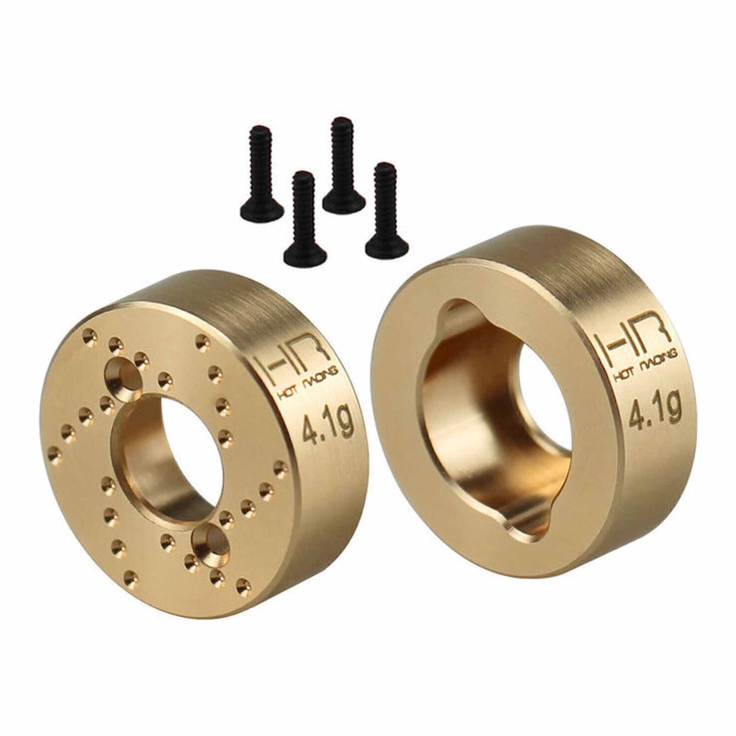 Brass 4.1g Rear Hubs, 1/30 Axial SCX30 SXTY22H