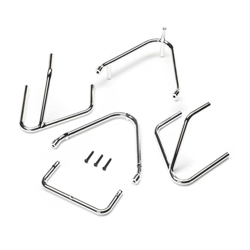 LOSI: 22S Sprint Bumper Set, Chrome LOS-2427