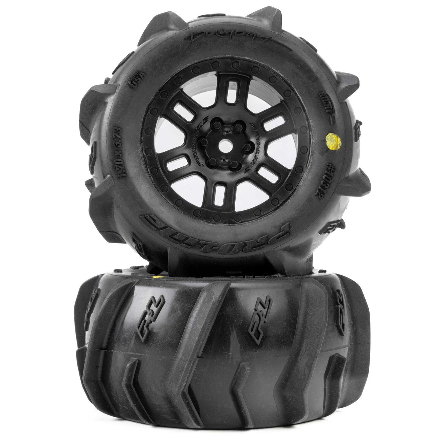 1/16 Dumont F/R MT Tires Black Split Six (2): ARRMA MINI KRATON PRO1031210