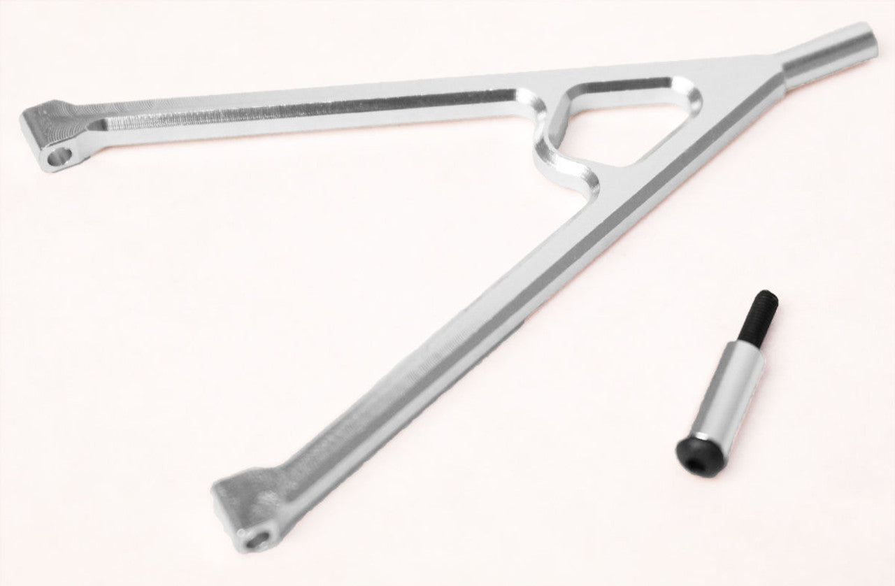 Racers Edge 1829S SCX10 Aluminum Rear Y-Link, Silver RCE1829S