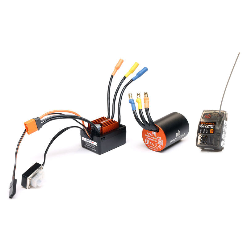 Firma Brushless Motor / ESC / Receiver Combo, 4500Kv: Losi NASCAR AWD, SPMXSEMC25