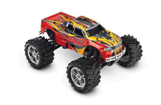 Traxxas T-Maxx Classic RTR Monster Truck (White) 49104-1 RED