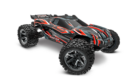 TRAXXAS Rustler 4x4 VXL with Heavy Duty kit 67376-RED