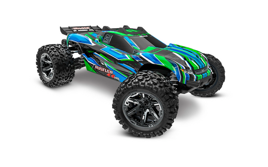 TRAXXAS Rustler 4x4 VXL with Heavy Duty kit 67376-GREEN